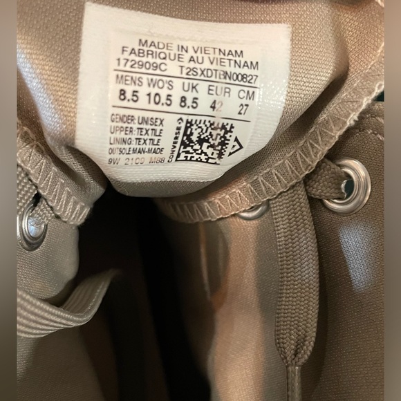 Converse beige size 8.5 - Picture 4 of 4